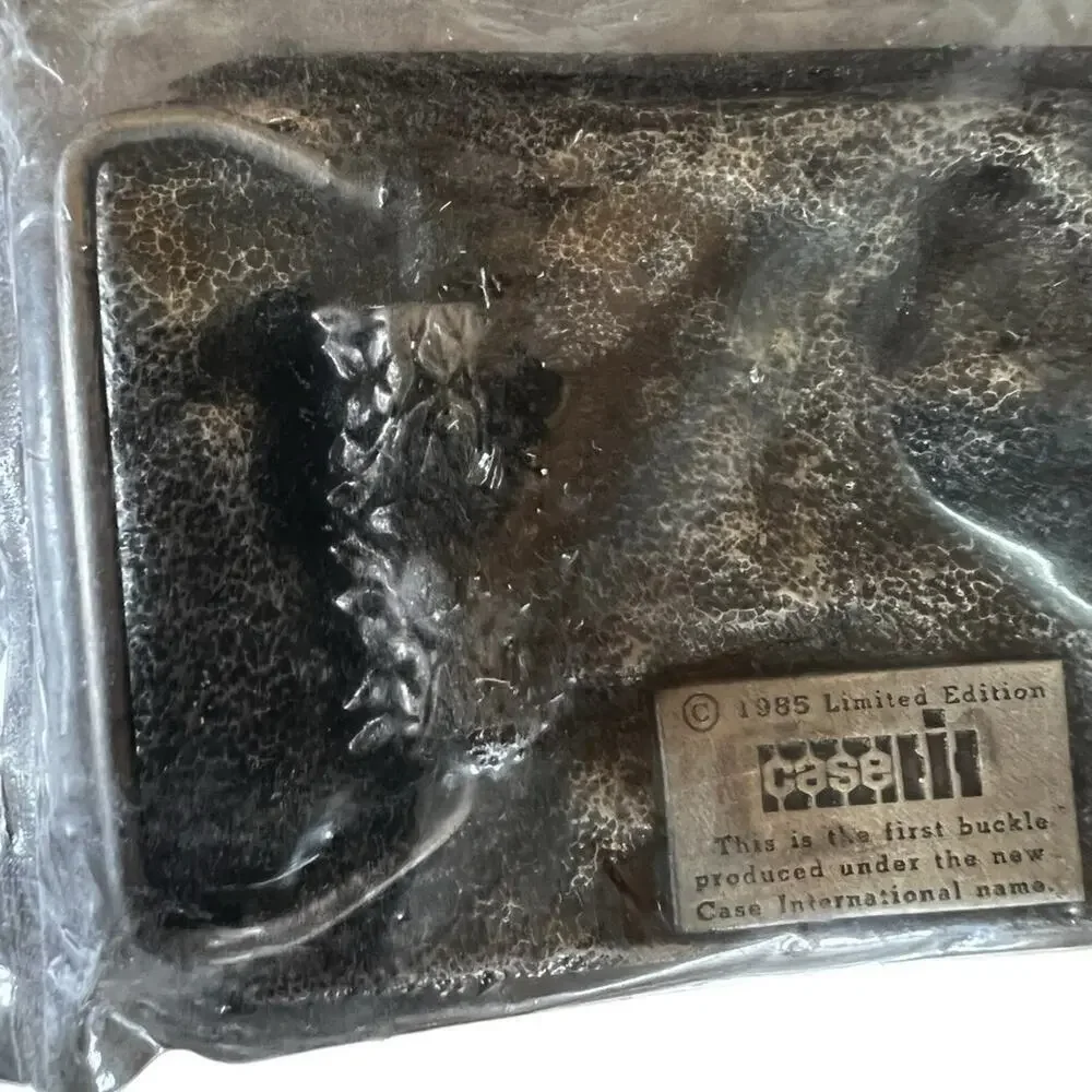 Case IH Belt buckle, 1985, First buckle under new Case International name